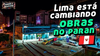 Por aqui se construye la LINEA 2 DEL METRO DE LIMA