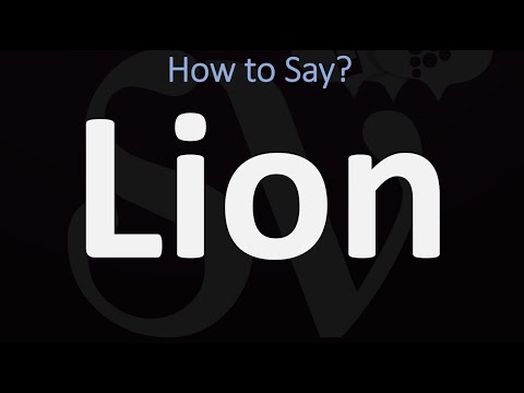 How do you spell a lion sound?