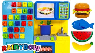 Best ABC Learning with Toy Kitchen | Preschool Toddler Toy Video
