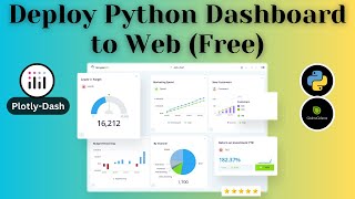 Deploy Python Dashboard to Web for Free 🛠️🚀🔧 | Dash-Plotly 📊📈
