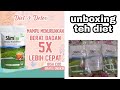 unboxing teh diet | slim tea beauty and detox