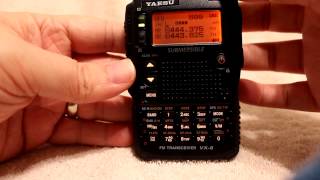 Yaesu VX-8DR AM/FM Radio Listening Tutorial