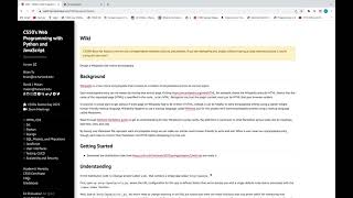 Wiki Project from CS50's Web Programming with Python and Javascript