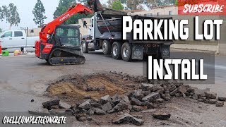 How to Pour Concrete 2000 SQ FT Parking Lot! Part 1 [Plus Tool Giveaways!]