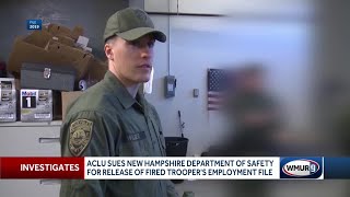 ACLU sues for release of fired trooper's employment file