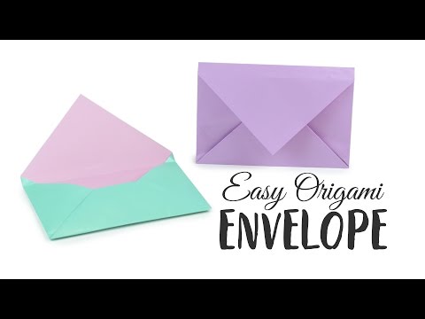 Super Easy Origami Envelope Tutorial 💌 DIY 💌 Paper Kawaii Super Easy Origami Envelope Tutorial 💌 DIY 💌 Paper Kawaii