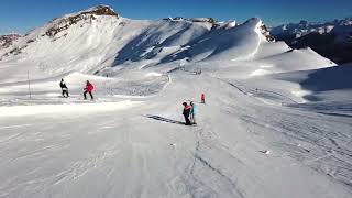 [4K] Cuboré Montriond Red Ski Piste, @Avoriaz1800 , Les Portes du Soleil, France