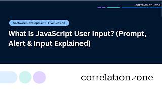 What is JavaScript User Input? (Prompt, Alert & Input Explained)