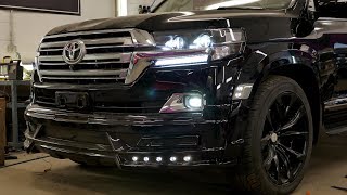 Land Cruiser 200 V8 2012 год. Рестайлинг и обвес WALD от MancTuning своими руками !