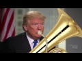 donald trump plays the tuba extended interview