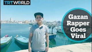 Young rapper from Gaza shares his talent and goes viral