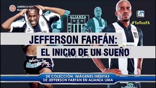 Imágenes inéditas | Jefferson Farfán en sus primeros años con Alianza Lima.