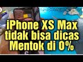 iPhone XS MAX Restart Tidak Bisa dicas • Mentok di cas 0% Batre Tersisa • Solusi Termudah