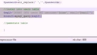 PHP Tutorial 34 Creating Tables for PHP Game