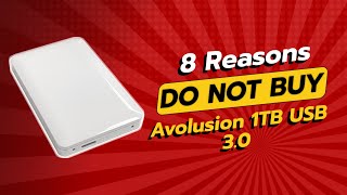 DON'T BUY Avolusion 1TB USB 3.0 BEFORE WATCHING THIS VIDEO! 🚫💔 (8 Reasons)