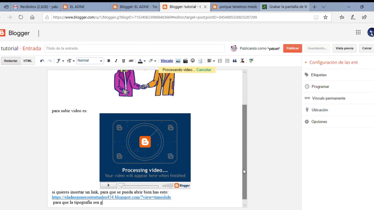 Tutorial Blogger Youtube