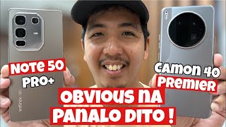 Tecno Camon 40 Premier VS Infinix Note 50 Pro+ 5g Comparison - Ang Hirap Mamili !