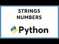 Python For Beginners (Python Strings, Numbers)  Python Full Course, Python In Telugu, Python Course