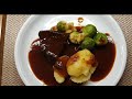 rinderbraten อาหารเยอรมัน กับซอสเข้มข้น รสชาด นุ่มลิ้น อาหารโบราณของเยอรมัน