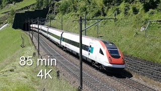 4K - Die Gotthardbahn im Sommer 2015 - SBB RABDe500