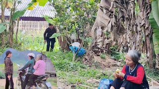 Ms. Tuyet decided to call her sister to pick up her mother-in-law and leave her house.