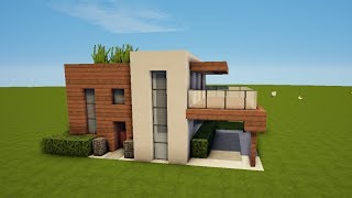 Minecraft Bauideen Modernes Haus Bauen Aus Quarz Und