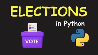 I CREATE ELECTION MANAGEMENT SYSTEM USING PYTHON & LEARN PYTHON BY BUILDING SIMPLE PROJECTS