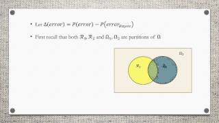 Optimality of Bayes Decision Rule, a slecture by Aaron Michaux