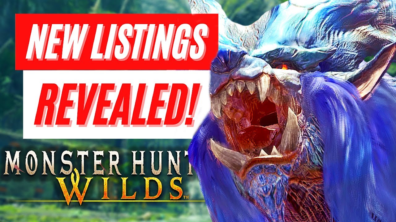 Monster Hunter Wilds New Listings Reveal Playstation 5 XBOX Series PC ...