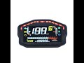 Universal Digital Motorcycle Dash Panel LCD Dashboard 0~14000r/min Speedometer Odometer Tachometer