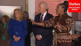 President Biden And The First Lady Tour The International African American Museum In Charleston, SC