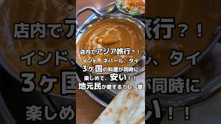 店内でアジア旅行〜？！ナンやライスが食べ放題🍚🍞地元民が愛するカレー【長津田/東戸塚:サワディーナマステ】#shorts