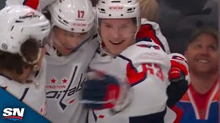 Capitals' Miroshnichenko Rips One Off The Post And In From Crazy Angle
