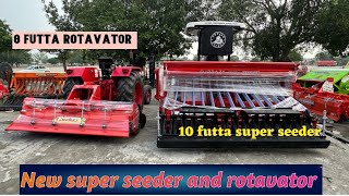 Ajj buy kita new super seeder and rotavator/ Gurbaz company de/#jattvlog /#jattlife