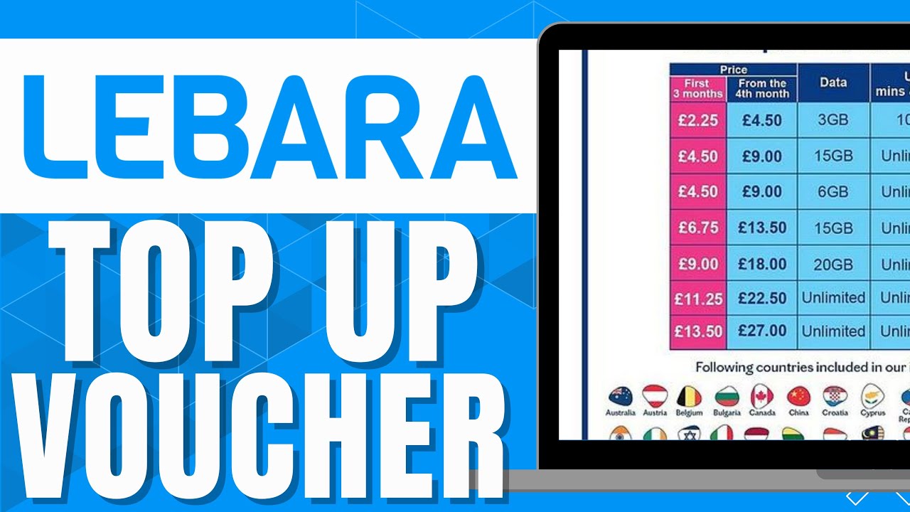 How To Top Up Lebara Voucher 2024 Youtube