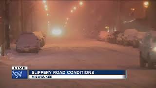 Snowstorm blankets Milwaukee area, southern Wisconsin