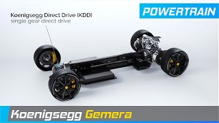 Powertrain on Koenigsegg Gemera - The secret of 1,700 HP \u0026 3,500 NM | Aircar