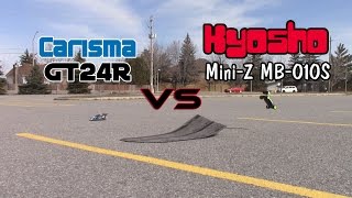 Carisma GT24R vs Kyosho MB 010 Mini Z