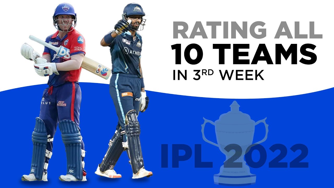 IPL 2022: Team Ratings From The Third Week Of Action - YouTube