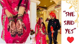 Rajputana Engagement 💍 || Royal Teeka Dastoor||Dreamy Engagement🧿💗