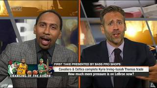 Stephen A Smith Gets Heated during Lebron Vs KD debate