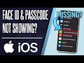How to FIX Face ID & Passcode Missing in Settings on iPhone (iOS)