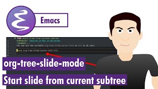 Org-mode - Start slide from current subtree
