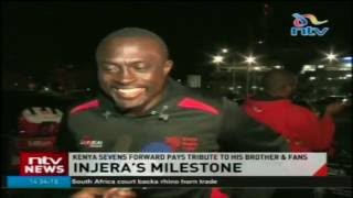 Kenya 7s record breaking forward pays tribute to his brothers and fans