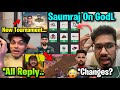 New Tournament 🤯 Saumraj React ~ GodL Qualified ✅ Jonathan & Kronten Requested | LoLzz 🔥 Eliminated?