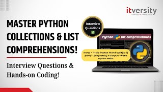 Python for Beginners: Master Collections & List Comprehensions | Interview Questions