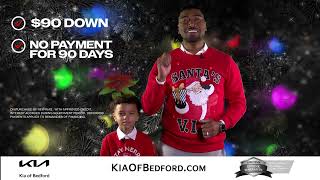 Pay only $90 down and make no payments for 90 days at Kia of Bedford