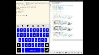 Two way python calculator in android phone #hello #programming #shorts