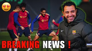 😍XAVI RECOVERS THE INJURED PLAYERS BEFORE BARCELONA NEXT MATCH, BARCELONA TRAINING, BARCA NEWS TODAY