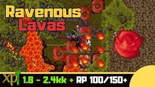 RP 100 - 150+ Ravenous Lava Lurkers [Tibia Solo Paladin]